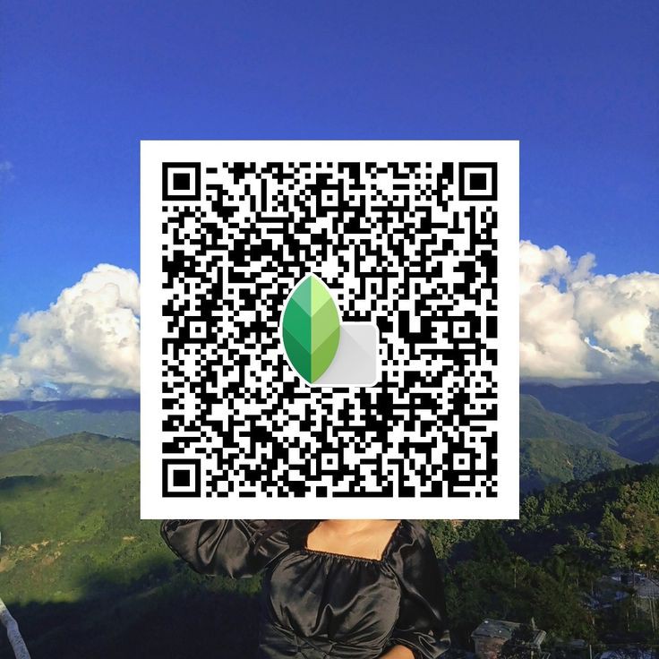 aesthetic snapseed qr code