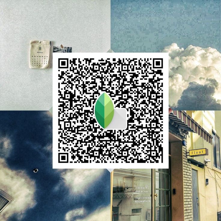 aesthetic snapseed qr codes