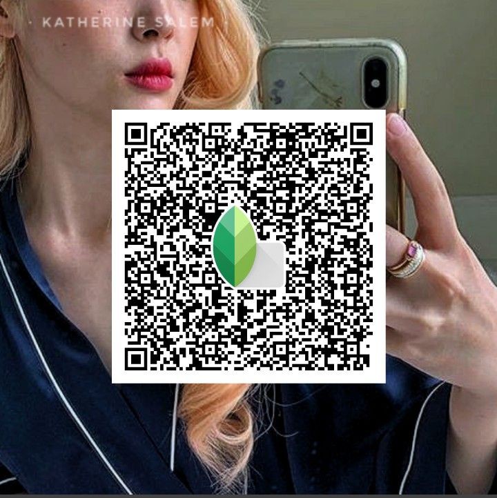 dark edit snapseed qr code