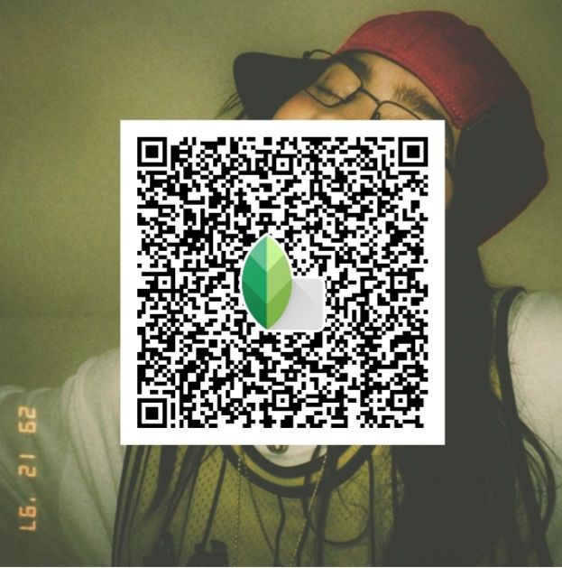 snapseed black qr code