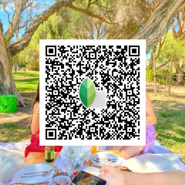 snapseed face smooth qr code