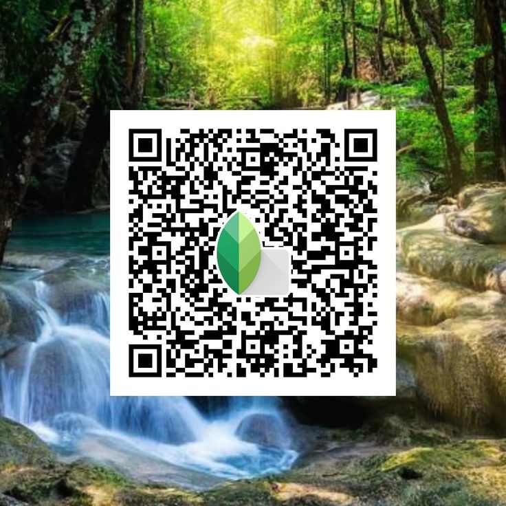 snapseed qr code face clear