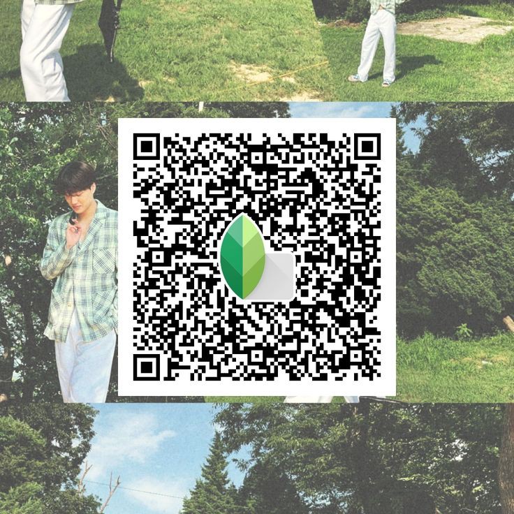 snapseed qr codes black background